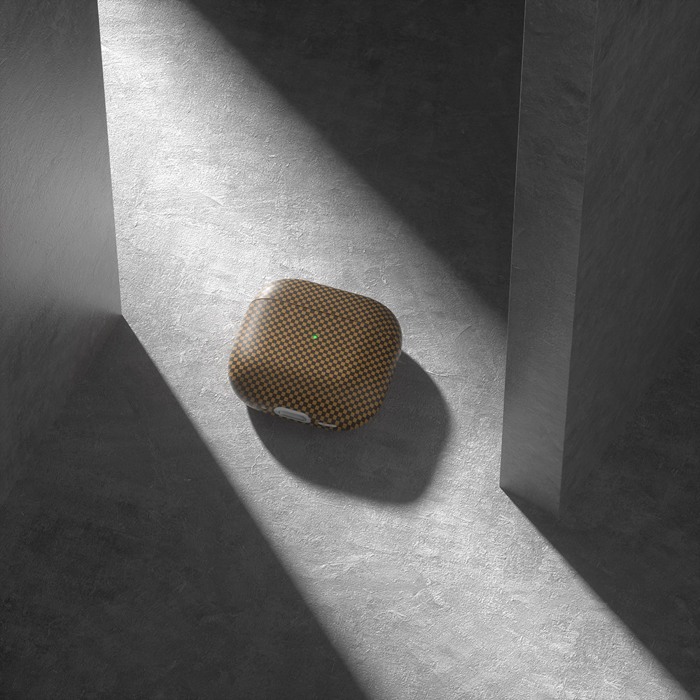 Apple Airpods 4 Uyumlu Zore Airbag 43 600D Karbon Fiber Kulaklık Kılıfı - 3