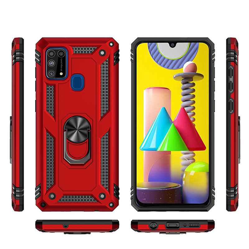 Samsung Galaxy M31 Uyumlu Kılıf Zore Vega Kapak - 7