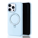 Apple iPhone 15 Pro Uyumlu Kılıf Magsafe Şarj Özellikli Standlı Suni Deri Tasarımlı Pynana Dancing Circle Serisi Kapak - 12