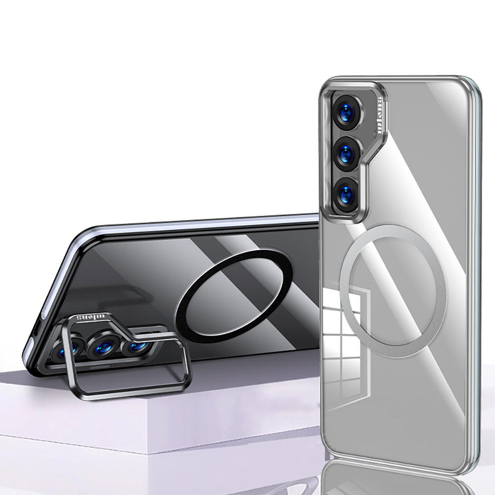 Samsung Galaxy S25 Plus Uyumlu Kılıf Magsafe Şarj Özellikli Wlons Standlı Efsane Kapak - 1