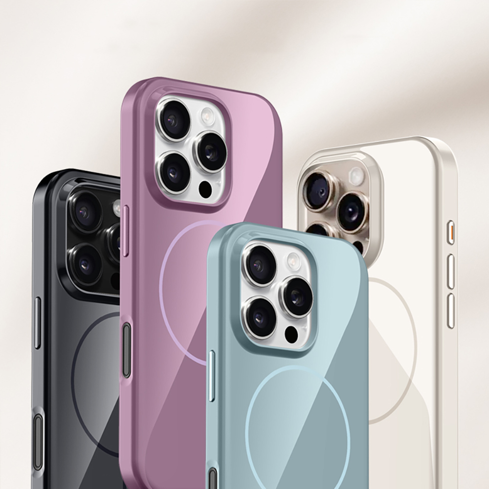 Apple iPhone 15 Pro Max Uyumlu Kılıf Magsafe Şarj Özellikli Wlons Frego Kapak - 11