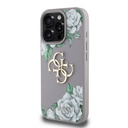 Apple iPhone 16 Pro Max Uyumlu Kılıf Guess Orjinal Lisanslı Gül Baskılı Büyük Metal Logo Dizaynlı Kapak - 2