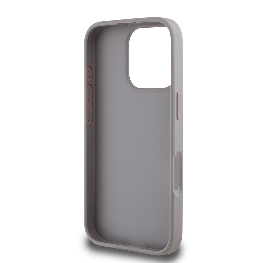 Apple iPhone 16 Pro Max Uyumlu Kılıf Guess Orjinal Lisanslı Gül Baskılı Büyük Metal Logo Dizaynlı Kapak - 4