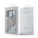 Apple iPhone 16 Pro Max Uyumlu Kılıf Guess Orjinal Lisanslı Gül Baskılı Büyük Metal Logo Dizaynlı Kapak - 7