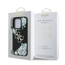 Apple iPhone 16 Pro Max Uyumlu Kılıf Guess Orjinal Lisanslı Gül Baskılı Büyük Metal Logo Dizaynlı Kapak - 14