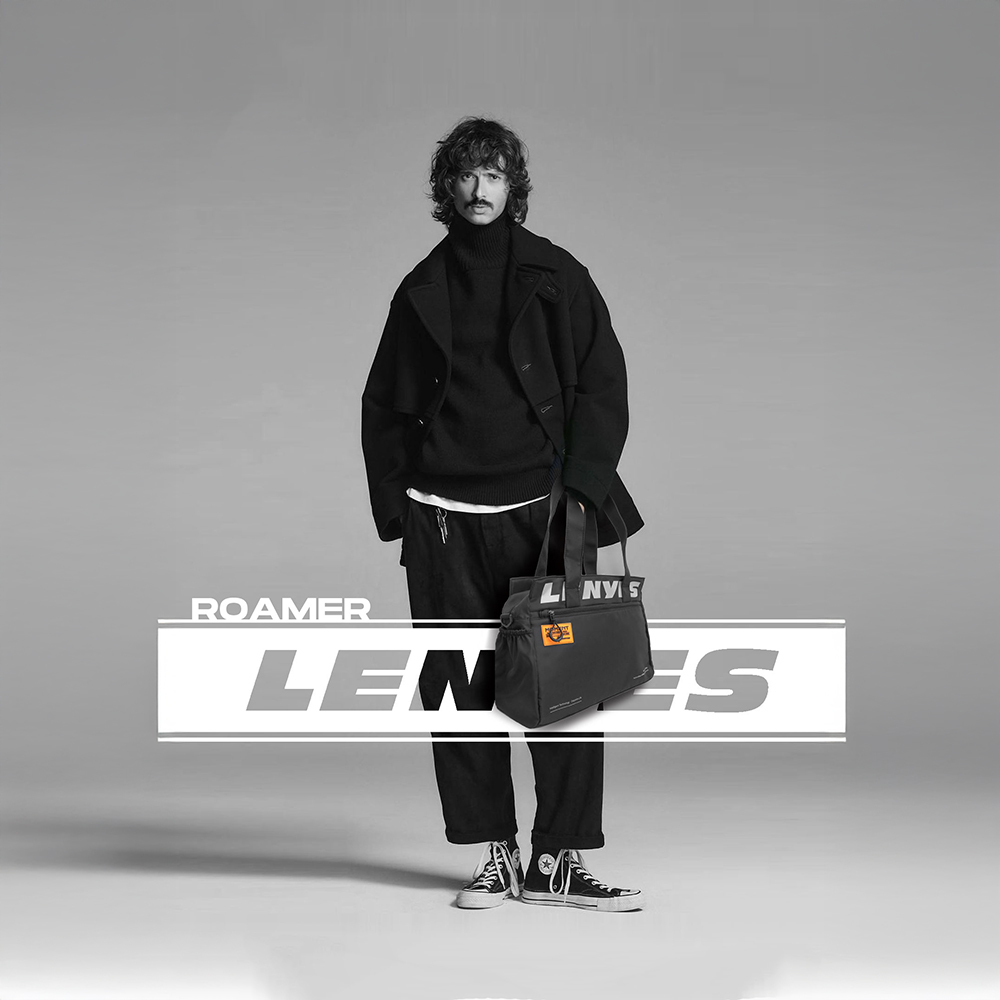 Lenyes LB580 Roamer Serisi Su Geçirmez Hazneli Omuz Askılı Seyahat Çantası - 5