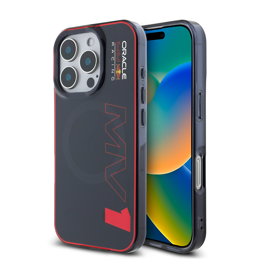 Apple iPhone 16 Pro Uyumlu Kılıf Redbull Orjinal Lisanslı Magsafe Şarj Özellikli Çift Katmanlı Sert PC Büyük Boy MV Kapak - 6