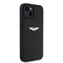 Apple iPhone 14 Uyumlu Kılıf Aston Martin Orjinal Lisanslı Victory Dizayn PU Deri Metal Logolu Kapak - 2