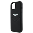 Apple iPhone 14 Uyumlu Kılıf Aston Martin Orjinal Lisanslı Victory Dizayn PU Deri Metal Logolu Kapak - 3