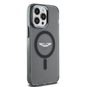 Apple iPhone 14 Pro Max Uyumlu Kılıf Aston Martin Orjinal Lisanslı Magsafe Şarj Özellikli  IML Baskı Logolu Metal Düğmeli Kapak - 2