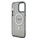 Apple iPhone 14 Pro Max Uyumlu Kılıf Aston Martin Orjinal Lisanslı Magsafe Şarj Özellikli  IML Baskı Logolu Metal Düğmeli Kapak - 4