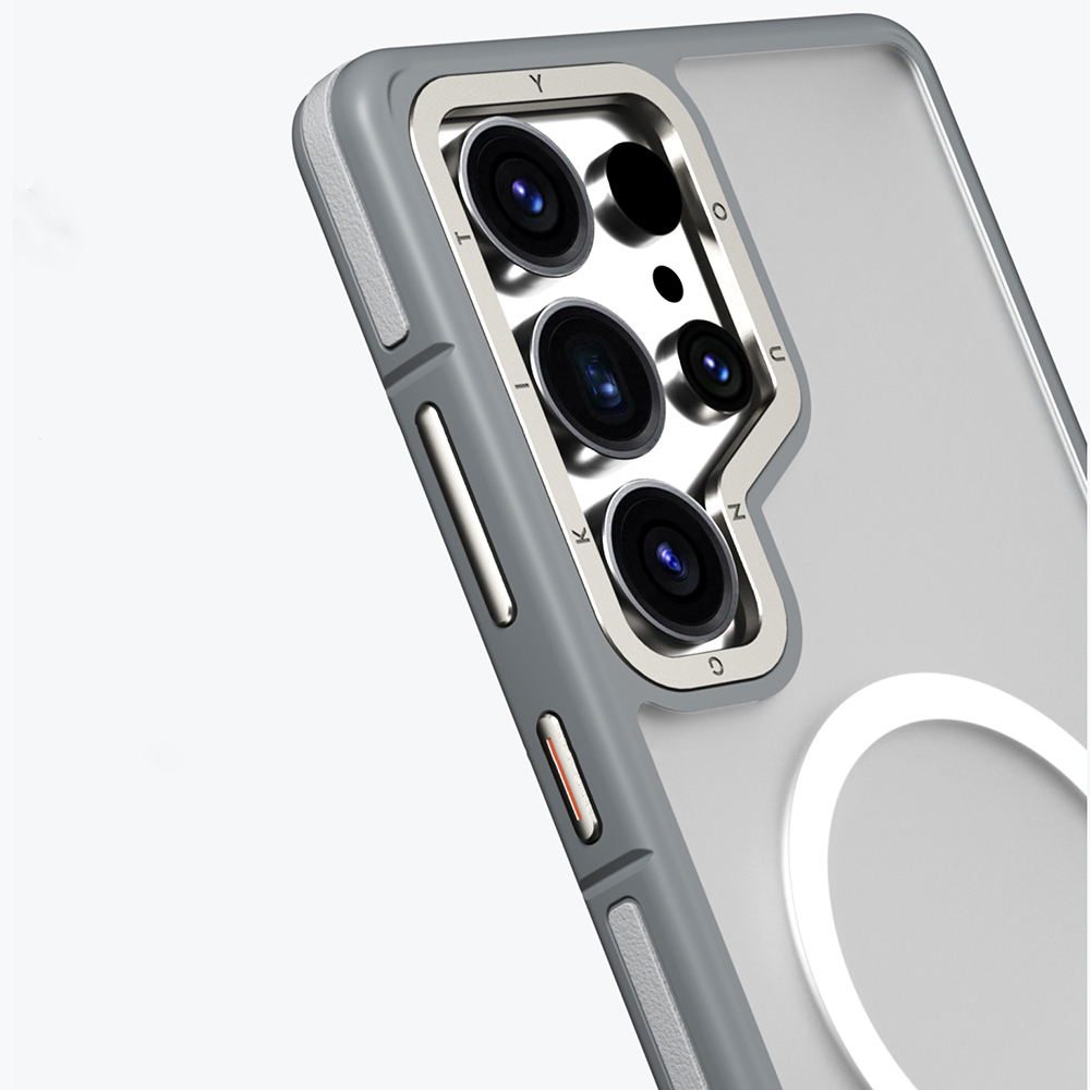 Samsung Galaxy S25 Ultra Uyumlu Kılıf Magsafe Şarj Özellikli Youngkit Rock Sand Serisi Kapak - 6