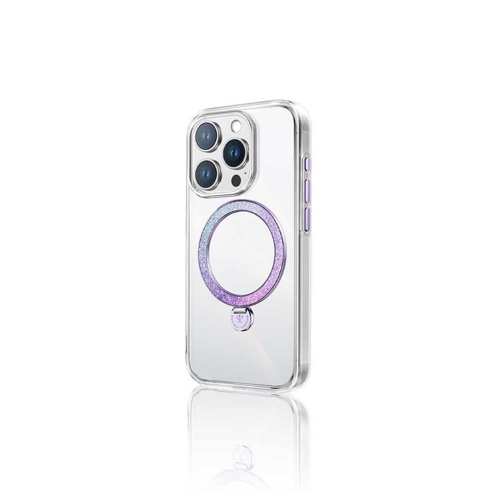 Apple iPhone 15 Pro Uyumlu Kılıf Magsafe Şarj Özellikli Standlı Pynana Dancing Streamer Serisi Kapak - 6