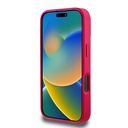 Apple iPhone 16 Pro Uyumlu Kılıf Guess Orjinal Lisanslı Magsafe Şarj Özellikli Taneli Çiçek Tasarımlı Metal Yazı Logolu Kapak - 19