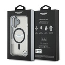 Apple iPhone 16 Uyumlu Kılıf Aston Martin Orjinal Lisanslı Magsafe Şarj Özellikli IML Baskı Logolu Buzlu Kapak - 7