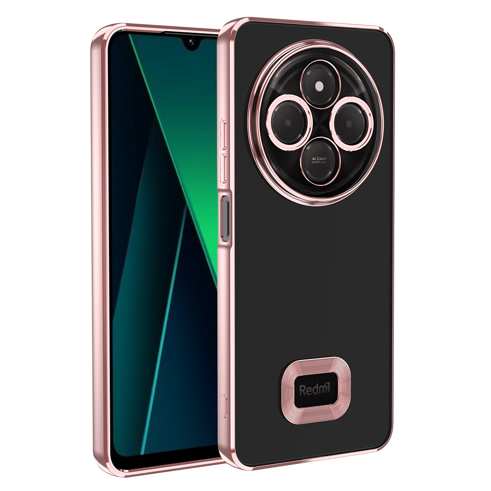 Xiaomi Redmi 14C 4G Uyumlu Kılıf Kamera Korumalı Logo Gösteren Zore Omega Kapak - 1