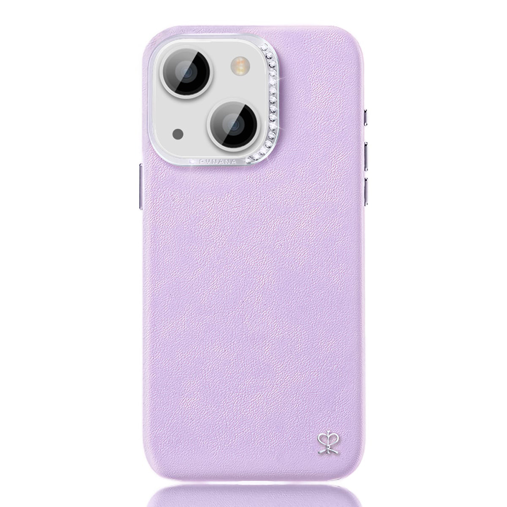 Apple iPhone 14 Pro Uyumlu Kılıf Suni Deri Tasarımlı Pynana Starry Serisi Kapak - 10