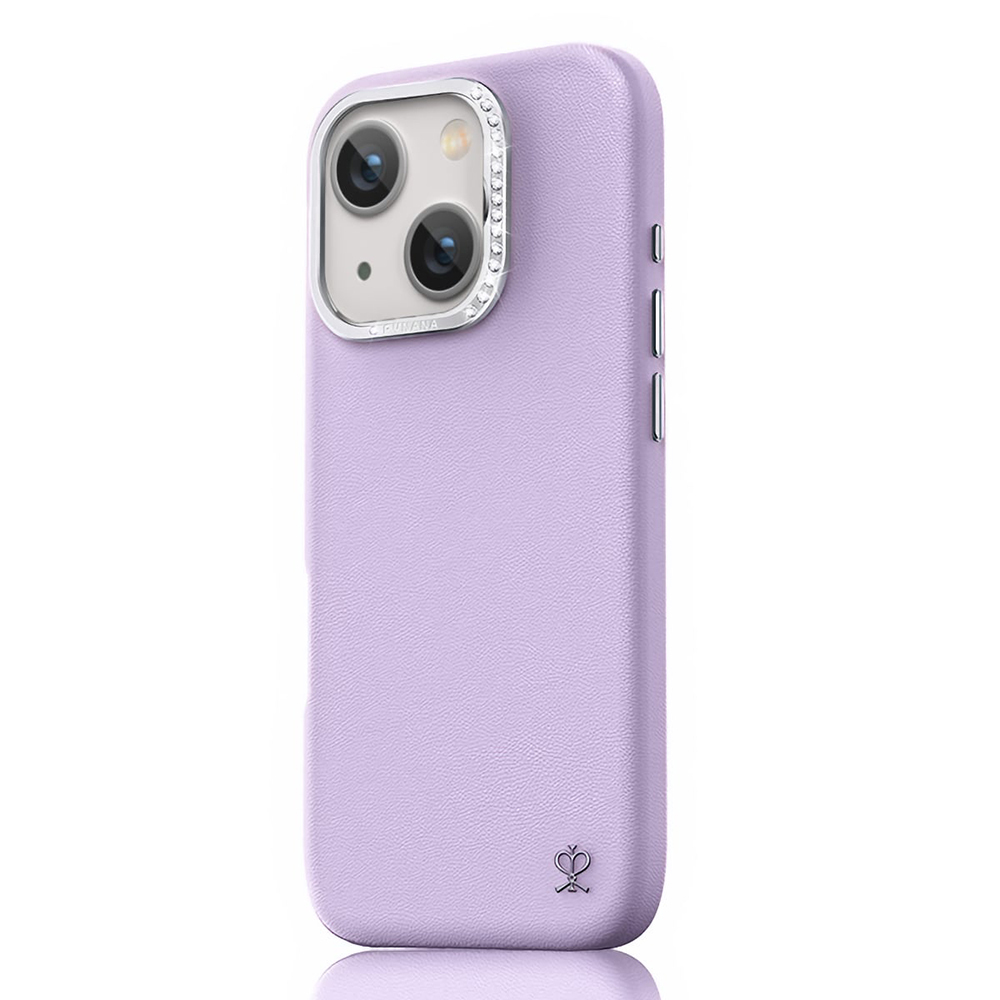 Apple iPhone 14 Pro Uyumlu Kılıf Suni Deri Tasarımlı Pynana Starry Serisi Kapak - 12