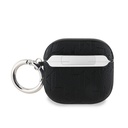 Apple Airpods 4 Uyumlu Kılıf Karl Lagerfeld Orjinal Lisanslı Monogram Silikon Kapak - 1