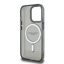 Apple iPhone 15 Pro Max Uyumlu Kılıf Aston Martin Orjinal Lisanslı Magsafe Şarj Özellikli  IML Baskı Logolu Metal Düğmeli Kapak - 4