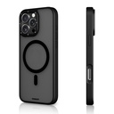 Apple iPhone 16 Pro Uyumlu Kılıf Magsafe Şarj Özellikli Cam Arka Yüzey TPU Youngkit Gemstone Serisi Kapak - 4