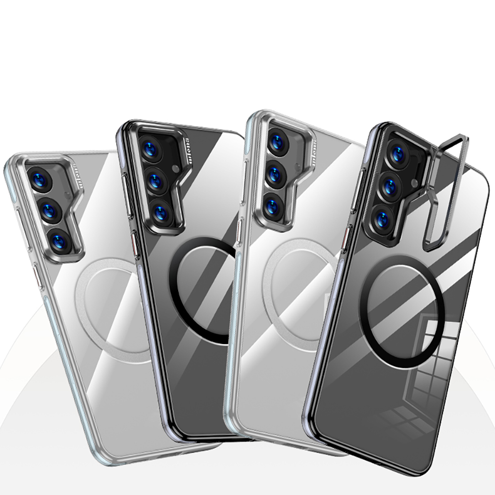 Samsung Galaxy S25 Uyumlu Kılıf Magsafe Şarj Özellikli Wlons Standlı Efsane Kapak - 4