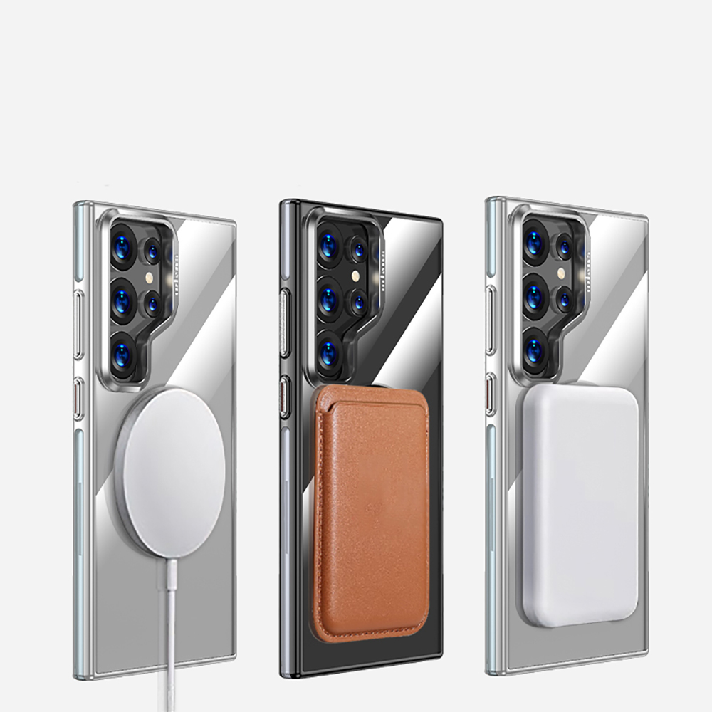 Samsung Galaxy S25 Ultra Uyumlu Kılıf Magsafe Şarj Özellikli Wlons Standlı Efsane Kapak - 8