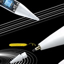 Wiwu Pencil A03 Kablosuz Şarj Özellikli Avuç İçi Reddi (Palm Rejection) ve Eğim Hassasiyeti Özellikli Dokunmatik Kalem - 8