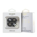Apple Airpods 4 Uyumlu Kılıf Guess Orjinal Lisanslı 4G Desenli Yazı Logolu Peony Kapak - 6