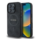 Apple iPhone 16 Pro Max Uyumlu Guess Orjinal Lisanslı Magsafe Şarj Özellikli PU Halkalı 4G Desenli Yazı Logolu Kapak - 19
