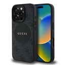 Apple iPhone 16 Pro Max Uyumlu Kılıf Guess Orjinal Lisanslı Magsafe Şarj Özellikli Yazı Logolu Circle Classic Kapak - 8