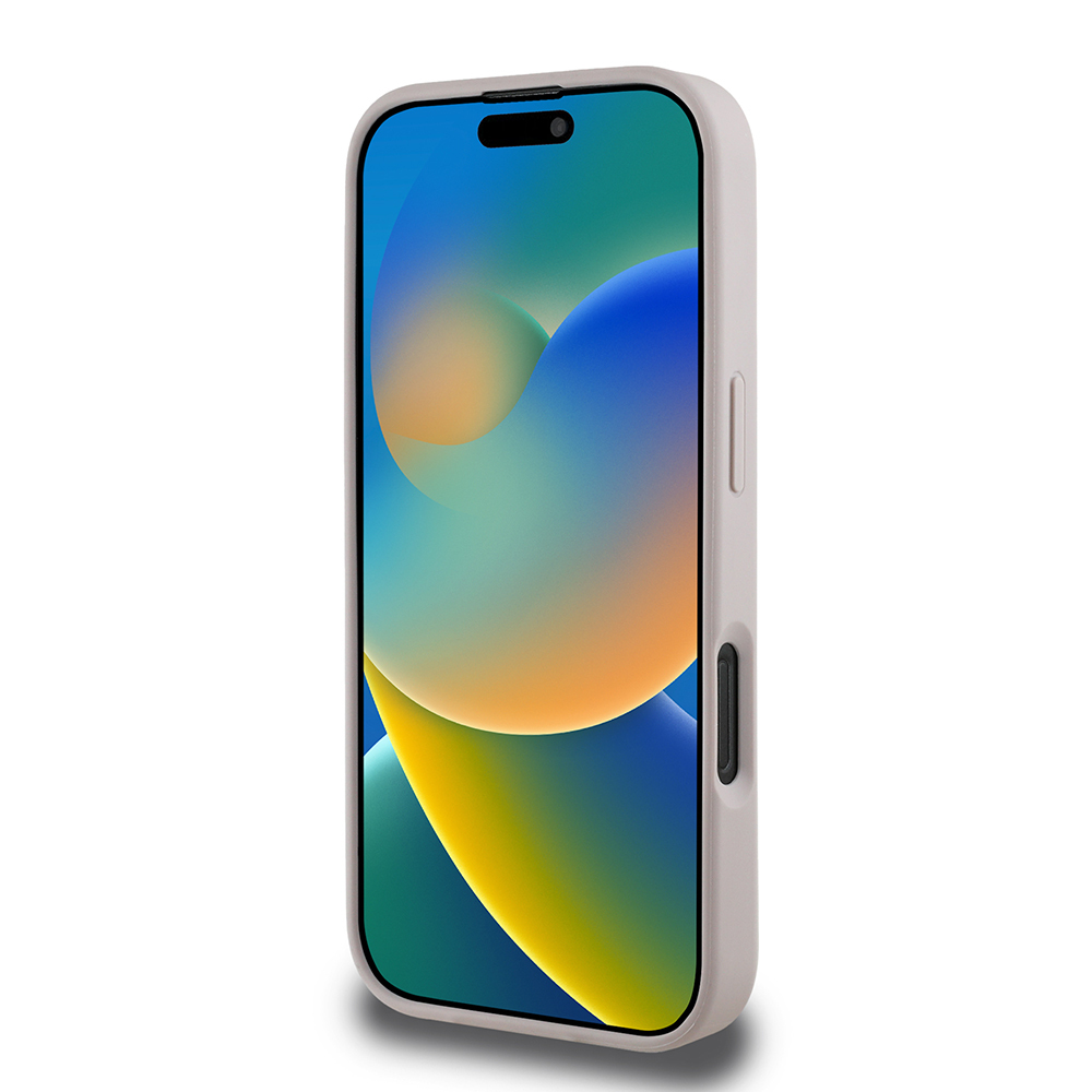 Apple iPhone 16 Pro Max Uyumlu Kılıf Guess Orjinal Lisanslı Magsafe Şarj Özellikli Yazı Logolu Circle Classic Kapak - 18