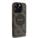Apple iPhone 16 Pro Uyumlu Kılıf Guess Orjinal Lisanslı Magsafe Şarj Özellikli Yazı Logolu Circle Classic Kapak - 9