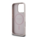 Apple iPhone 16 Pro Uyumlu Kılıf Guess Orjinal Lisanslı Magsafe Şarj Özellikli Yazı Logolu Circle Classic Kapak - 18