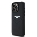Apple iPhone 15 Pro Max Uyumlu Kılıf Aston Martin Orjinal Lisanslı Victory Dizayn PU Deri Metal Logolu Kapak - 1