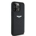 Apple iPhone 15 Pro Max Uyumlu Kılıf Aston Martin Orjinal Lisanslı Victory Dizayn PU Deri Metal Logolu Kapak - 2