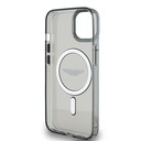 Apple iPhone 14 Uyumlu Kılıf Aston Martin Orjinal Lisanslı Magsafe Şarj Özellikli  IML Baskı Logolu Metal Düğmeli Kapak - 4