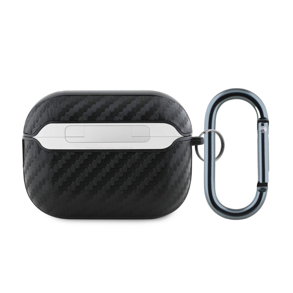 Apple Airpods Pro 2 Uyumlu Kılıf Redbull Orjinal Lisanslı PU Karbon Fiber Tasarımlı Askı Aparatlı Kapak - 2
