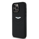 Apple iPhone 14 Pro Max Uyumlu Kılıf Aston Martin Orjinal Lisanslı Victory Dizayn PU Deri Metal Logolu Kapak - 1