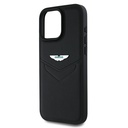 Apple iPhone 16 Pro Max Uyumlu Kılıf Aston Martin Orjinal Lisanslı Victory Dizayn PU Deri Metal Logolu Kapak - 3