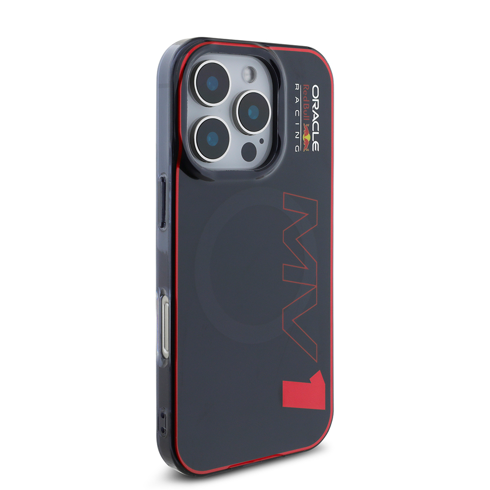 Apple iPhone 16 Pro Max Uyumlu Kılıf Redbull Orjinal Lisanslı Magsafe Şarj Özellikli Çift Katmanlı Sert PC Büyük Boy MV Kapak - 2