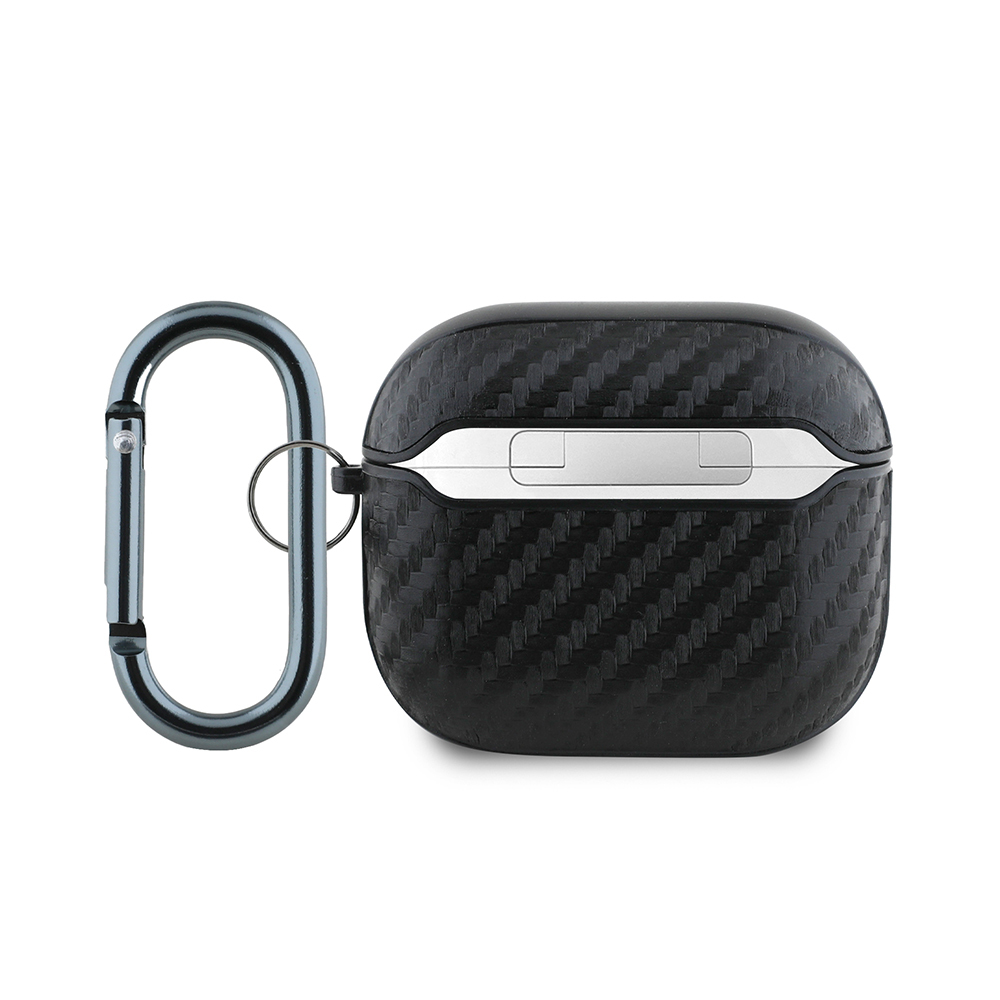 Apple Airpods 3. Nesil Uyumlu Kılıf Redbull Orjinal Lisanslı PU Karbon Fiber Tasarımlı Askı Aparatlı Kapak - 1