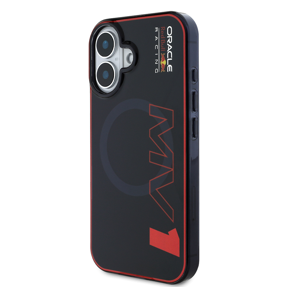 Apple iPhone 16 Uyumlu Kılıf Redbull Orjinal Lisanslı Magsafe Şarj Özellikli Çift Katmanlı Sert PC Büyük Boy MV Kapak - 1