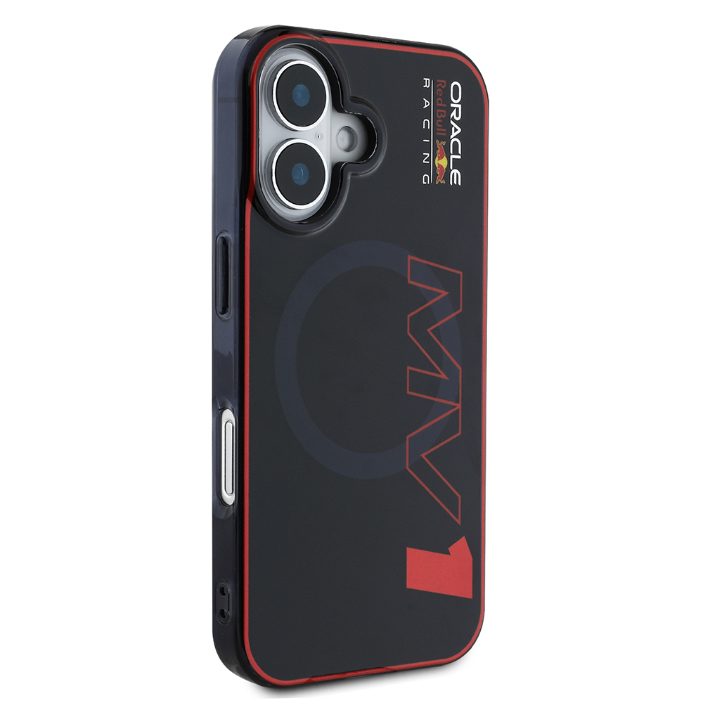 Apple iPhone 16 Uyumlu Kılıf Redbull Orjinal Lisanslı Magsafe Şarj Özellikli Çift Katmanlı Sert PC Büyük Boy MV Kapak - 2