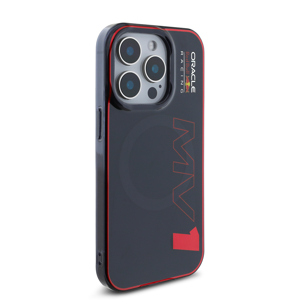 Apple iPhone 15 Pro Max Uyumlu Kılıf Redbull Orjinal Lisanslı Magsafe Şarj Özellikli Çift Katmanlı Sert PC Büyük Boy MV Kapak - 2