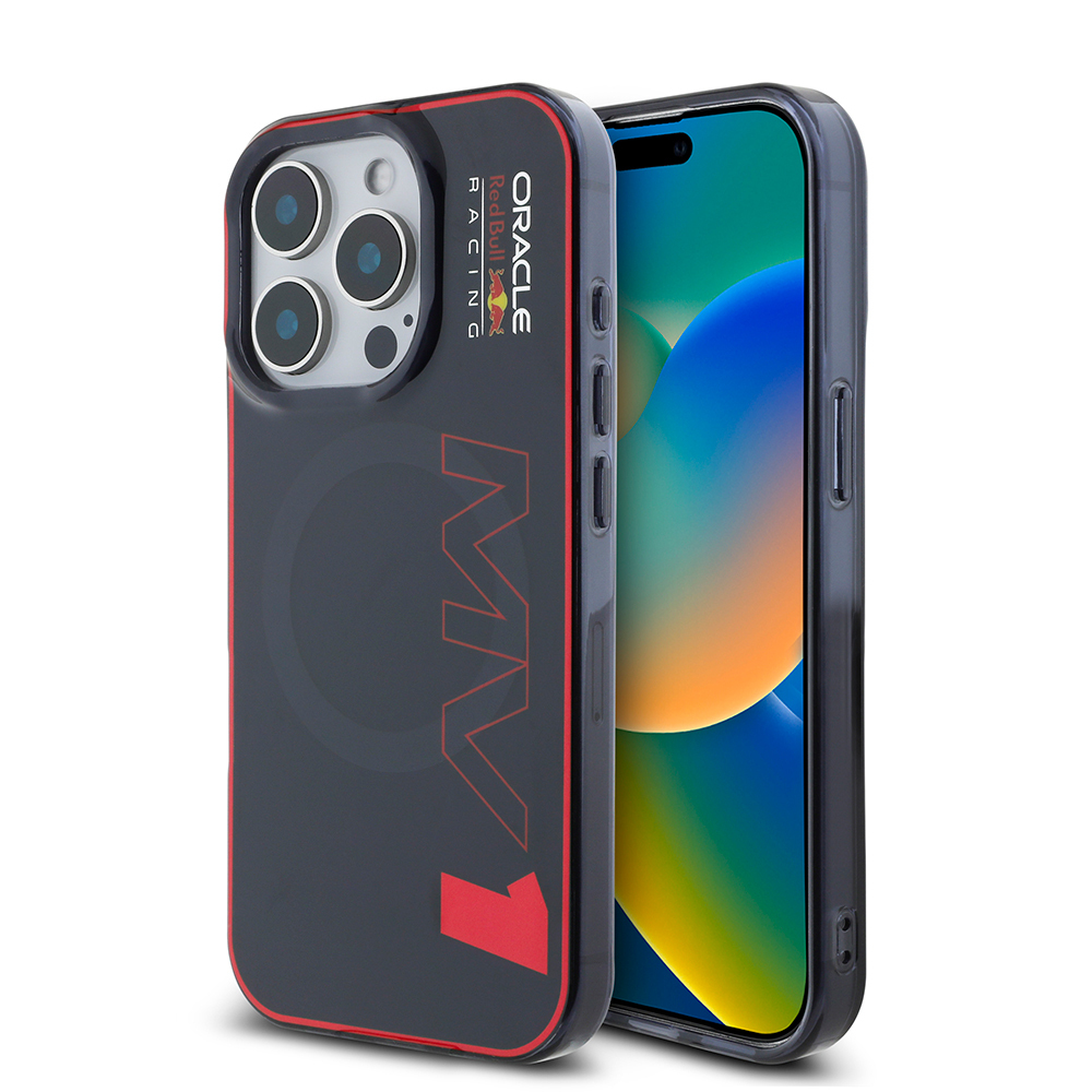 Apple iPhone 15 Pro Max Uyumlu Kılıf Redbull Orjinal Lisanslı Magsafe Şarj Özellikli Çift Katmanlı Sert PC Büyük Boy MV Kapak - 6