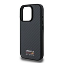 Apple iPhone 16 Pro Max Uyumlu Kılıf Redbull Orjinal Lisanslı Magsafe Şarj Özellikli Karbon Fiber Tasarımlı Parlayan Logolu Kapak - 3