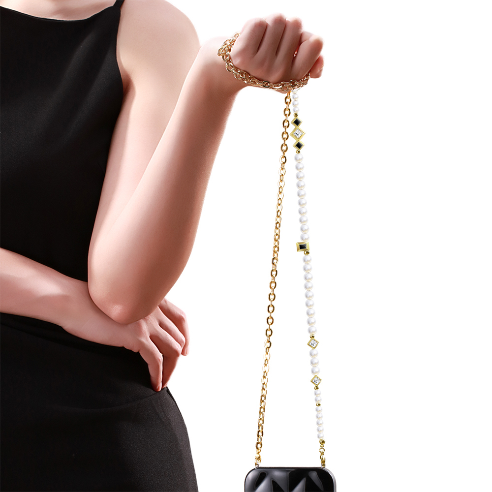 Pynana Free Diamond Serisi İnci Taşlı Telefon Boyun Askı İpi - 2