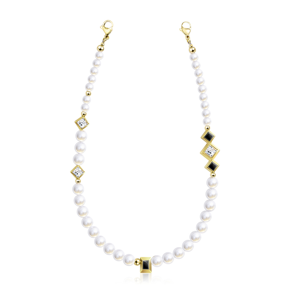 Pynana Free Diamond Serisi İnci Taşlı Telefon Boyun Askı İpi - 3