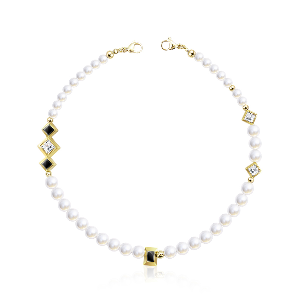 Pynana Free Diamond Serisi İnci Taşlı Telefon Boyun Askı İpi - 4